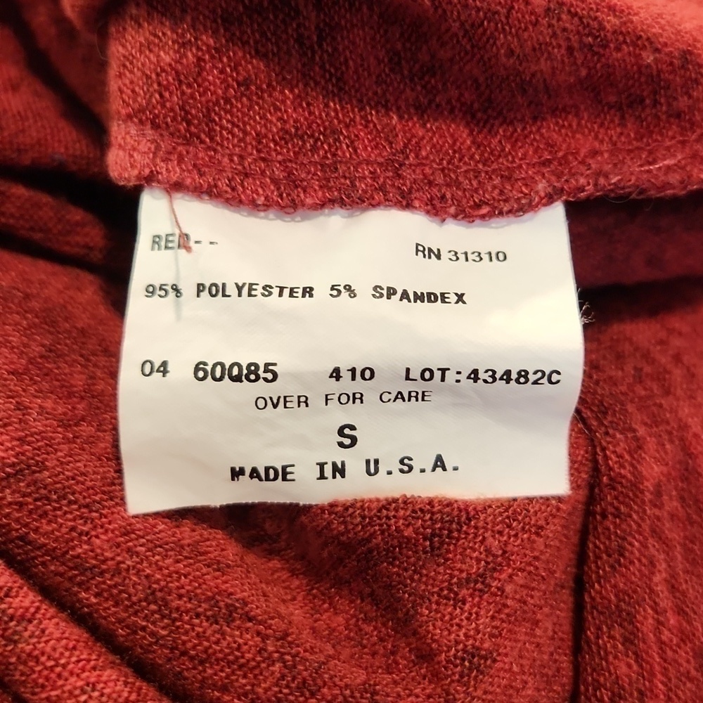 AB Studio Ruby Red Keyhole Front Top - Picture 7 of 7